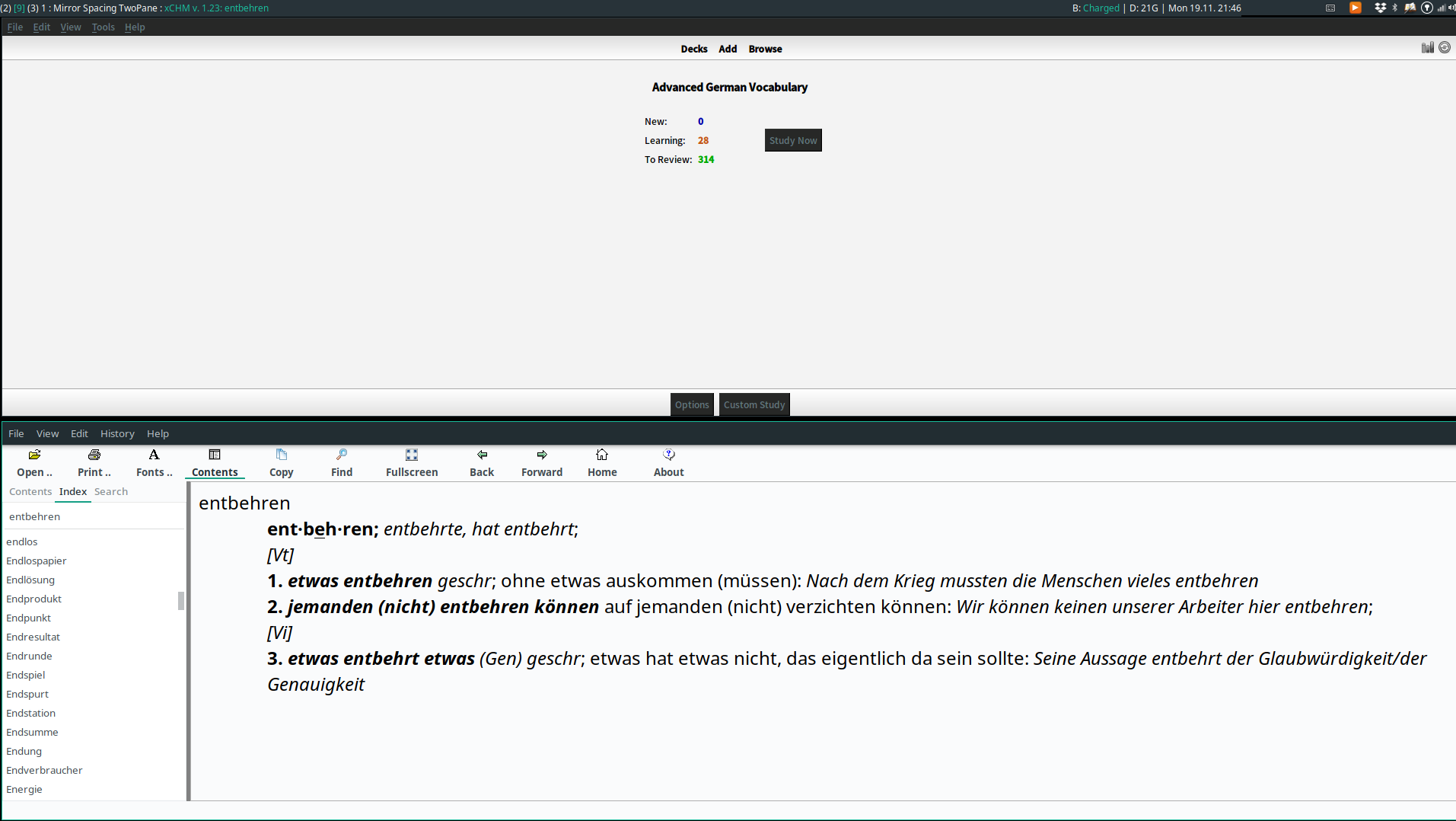 Mirror TwoPane Screenshot